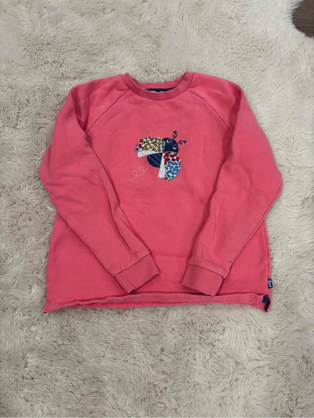 kite clothing organic cotton ladybird sweatshirt – 12-13 / 152-158 cm